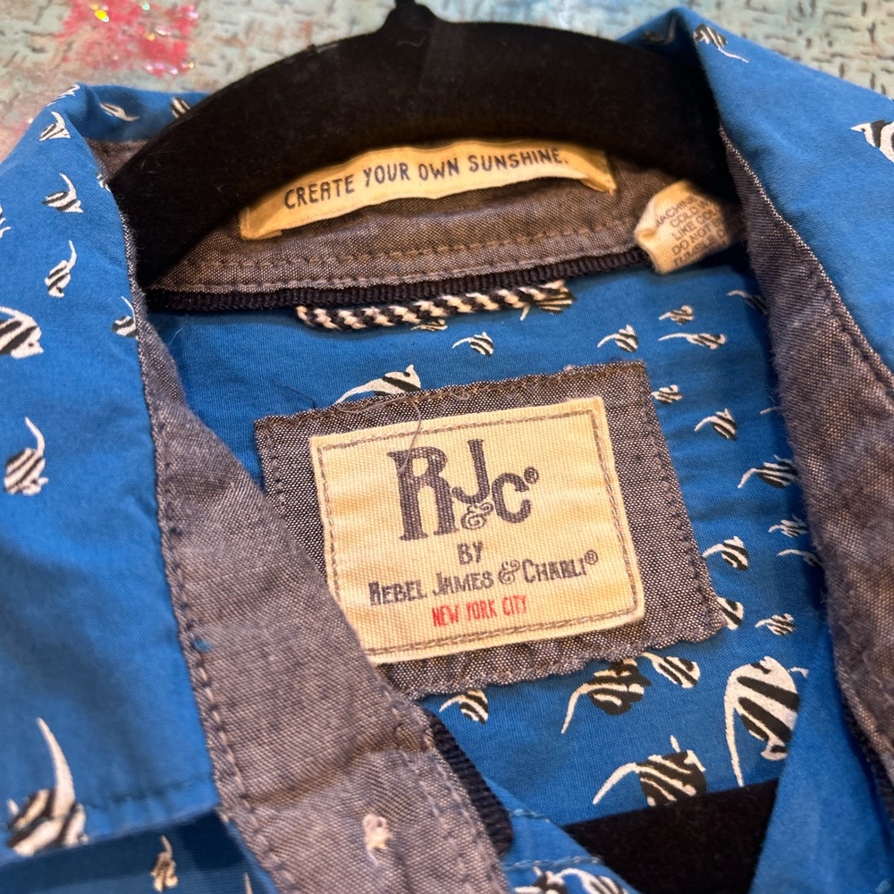 Tropical Fish School Button Down - image 6